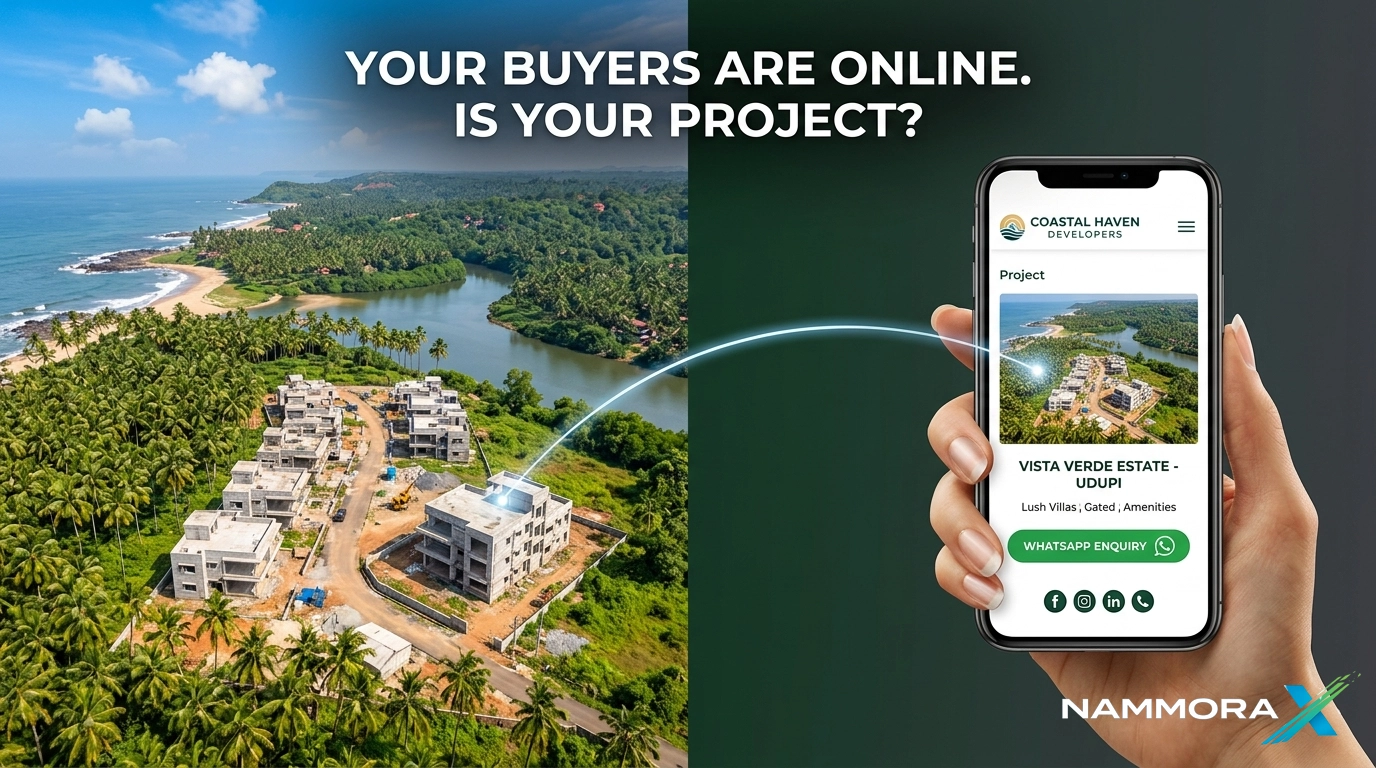 Why Real Estate Developers Must Have a Website and Social Media Presence in Coastal Karnataka and Kerala
