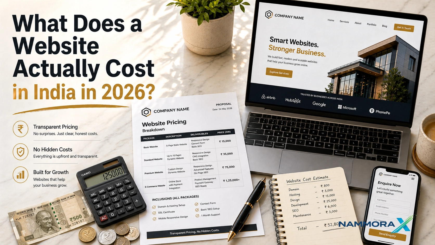 How Much Does a Website Cost in India in 2026 — The Honest Breakdown